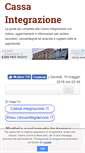 Mobile Screenshot of cassaintegrazione.it